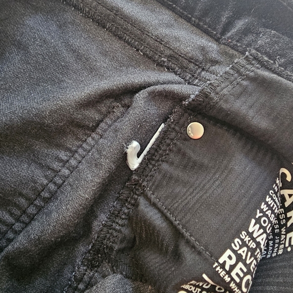 GAP vintage slim high rise black size 27/4R velore velvety feel - Picture 3 of 13